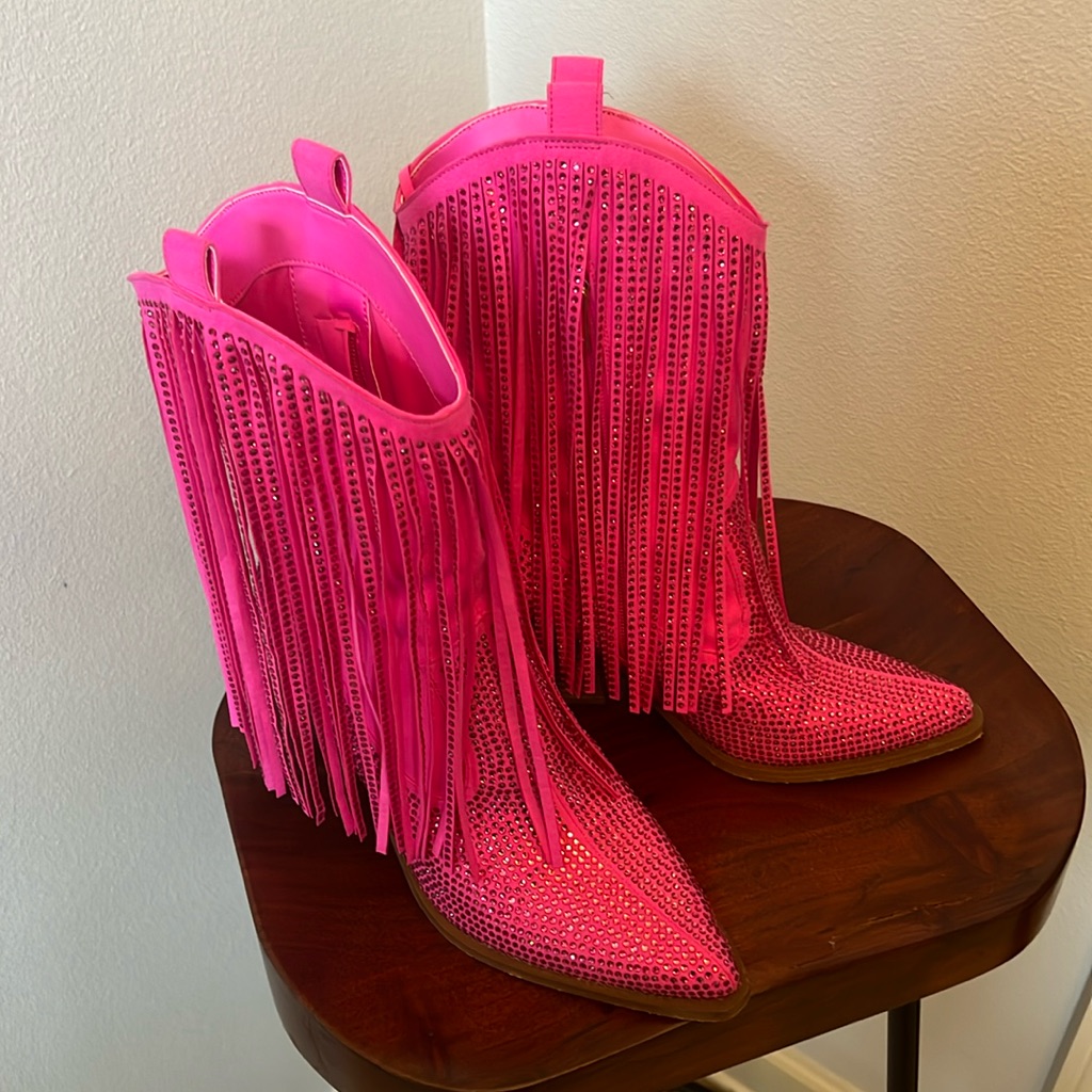 Jessica Simpson Womens Paredisa Boot Pink Size 9 M